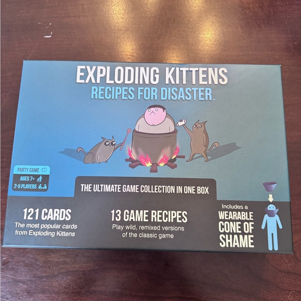 Exploding Kittens Recipes for Disaster Card Game